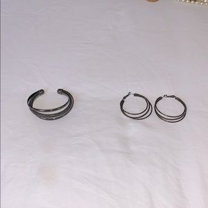 Bangle and matching Earrings